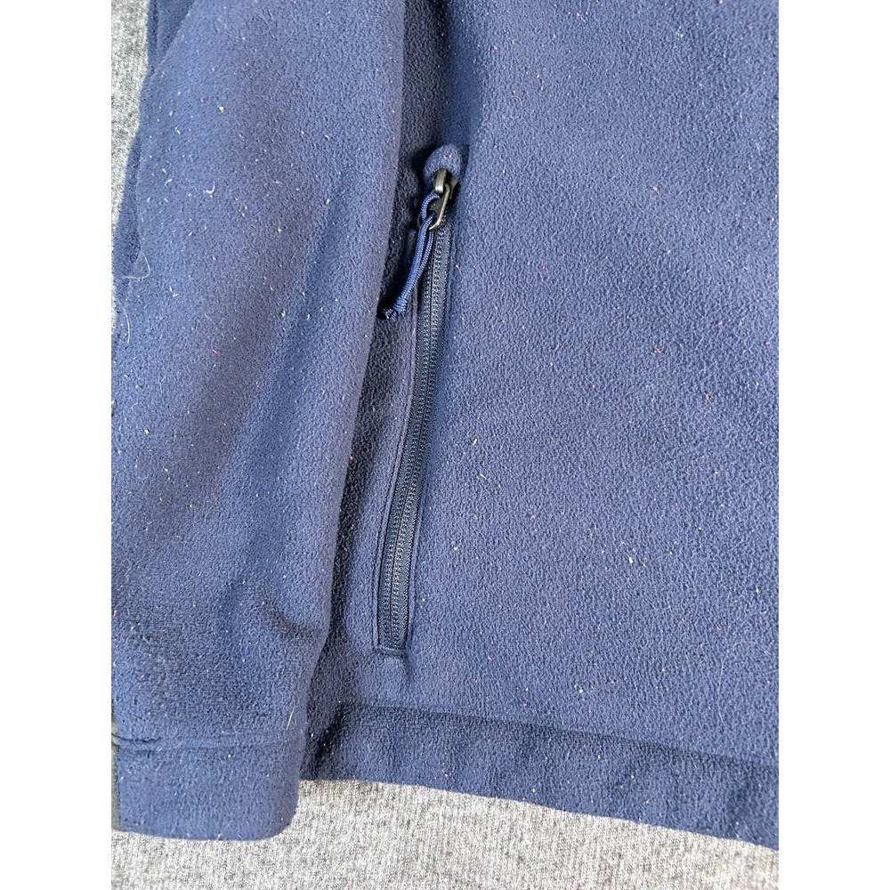 The North Face Men's Full Zip Fleece‎ Jacket Blue •medium - Picture 5 of 8